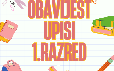 UPISI 1.razred osnovne škole