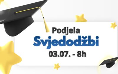 Podjela svjedodžbi – šk.godina 2025./2026.